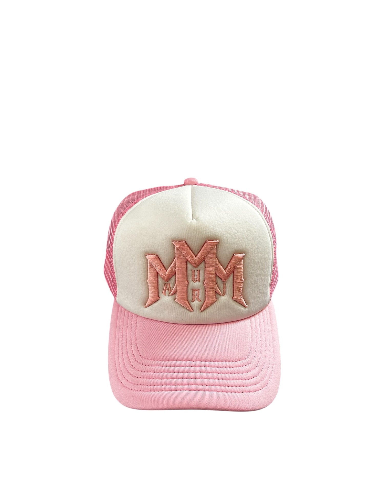 M Trucker Cap - Pink/White