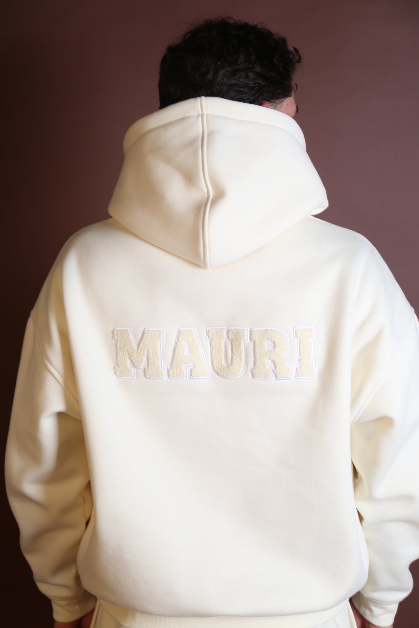 Classic Beige Hoodie - 440GSM Heavyweight Cotton - Relaxed Fit