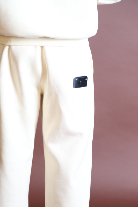 Classic Mauri Joggers - Beige