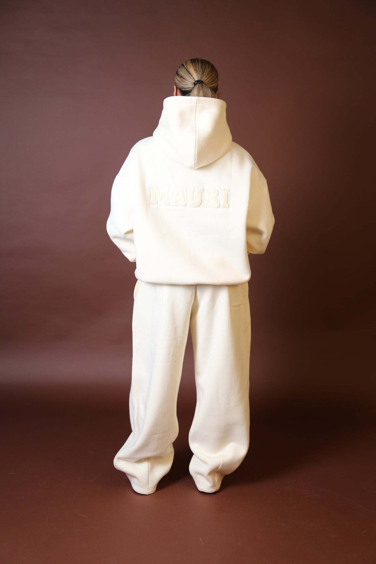 Classic Beige Joggers - 440GSM Heavyweight Cotton - Relaxed Fit