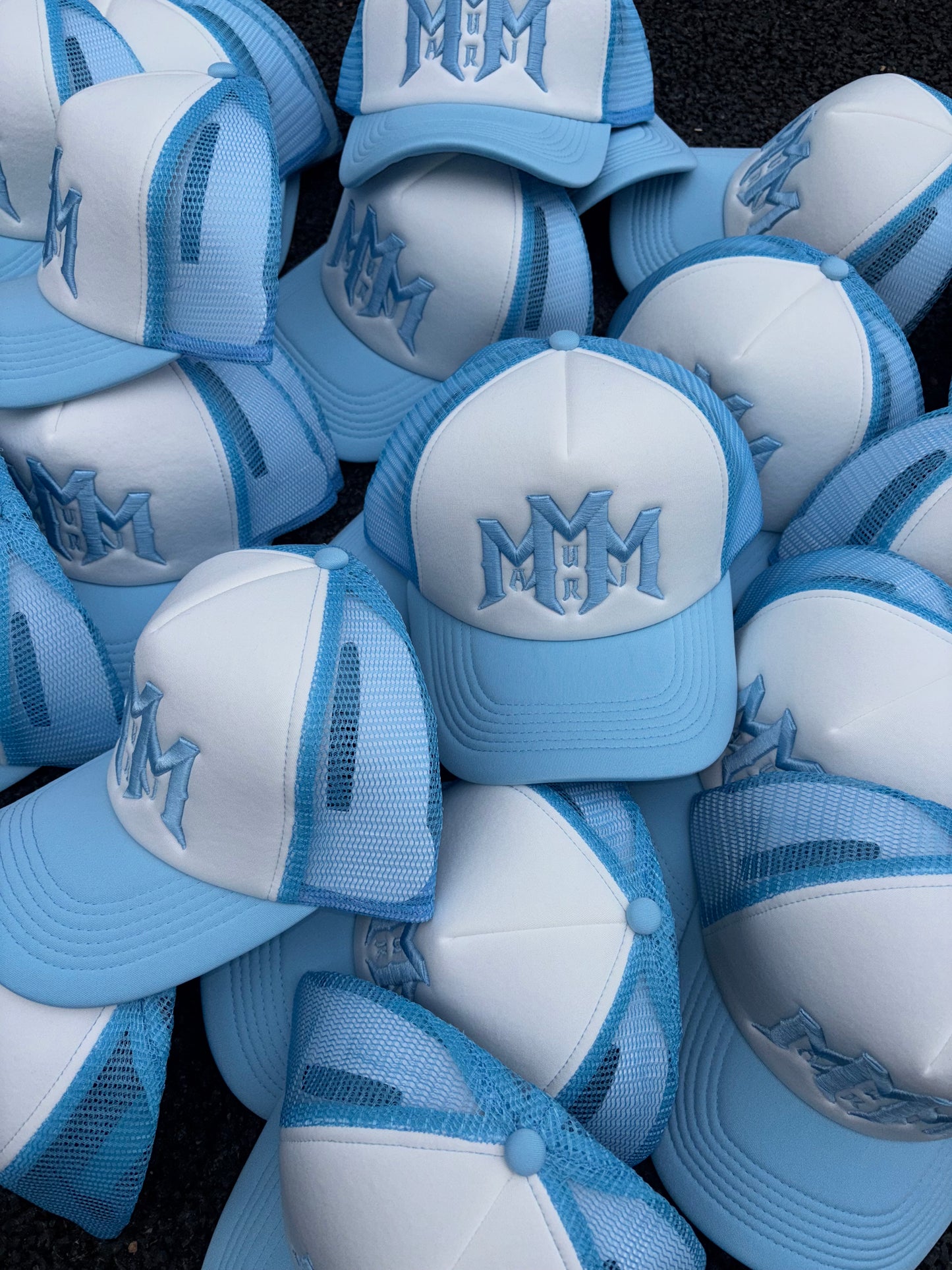 MAURI Trucker Cap - Blue/White