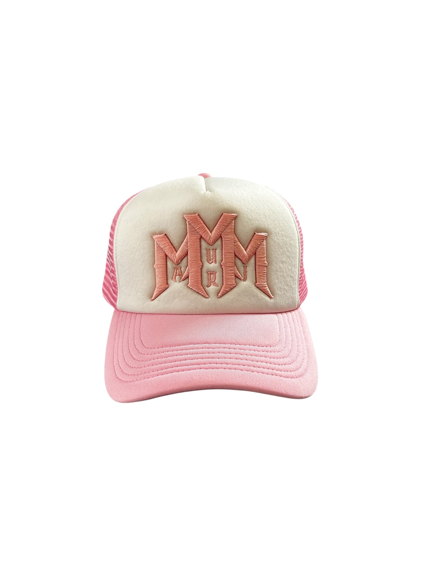 M Trucker Cap - Pink/White