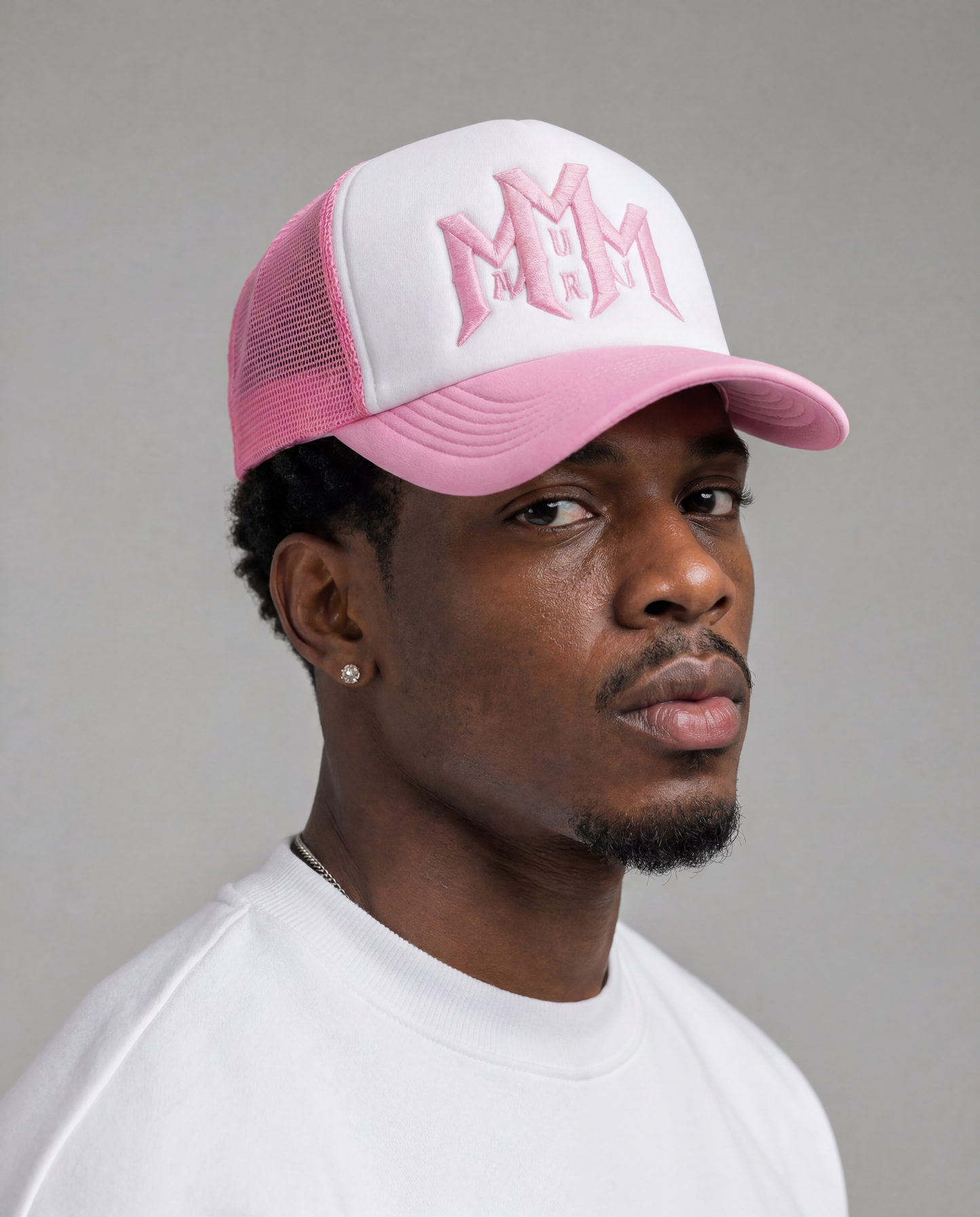 MAURI Trucker Cap - Pink/White